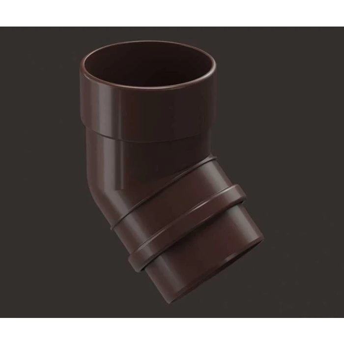 Колено 45˚ LUX, шоколад