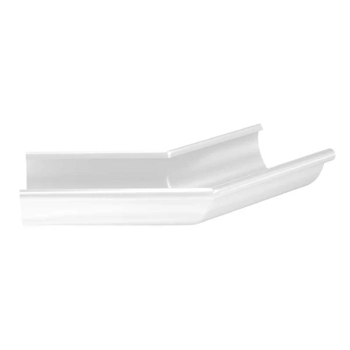 Угол желоба наружний 135гр., 90/125, Мраморно-белый (RR20)